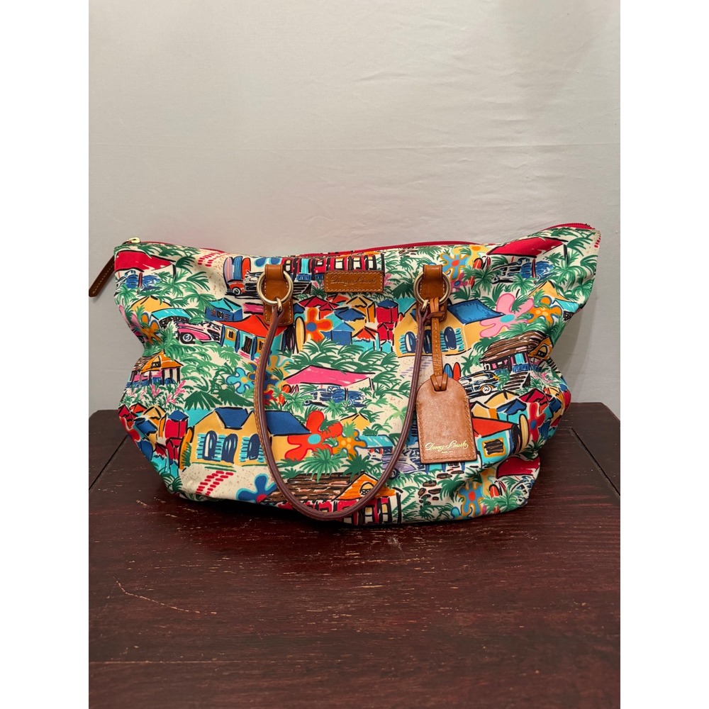 Dooney & Bourke Tote Bag Beach Town Graphic Multicolor US Women's Large